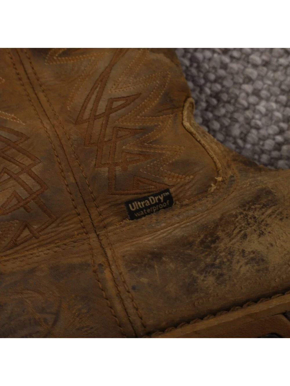 Irish Setter Marshall Work Boots Mens 10 D Waterproof Steel Toe Brown 83912 WORN